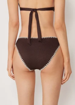 Bas de maillot Bicolor Embroidery