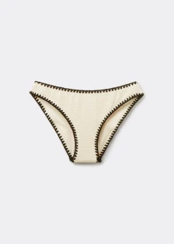 Bas de maillot Bicolor Embroidery