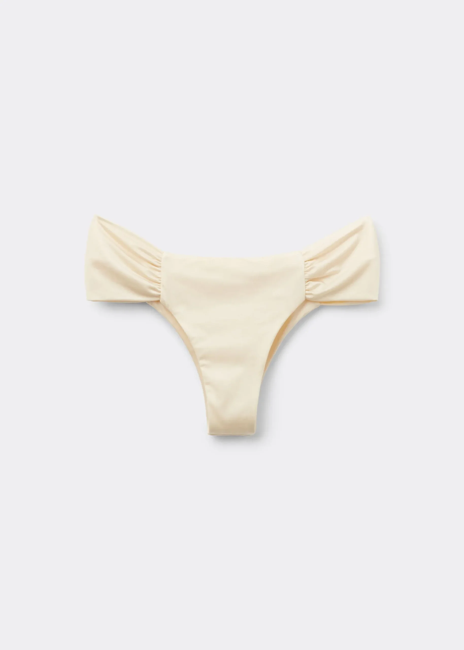 Bas de maillot brésilien avec drapé Shiny Satin