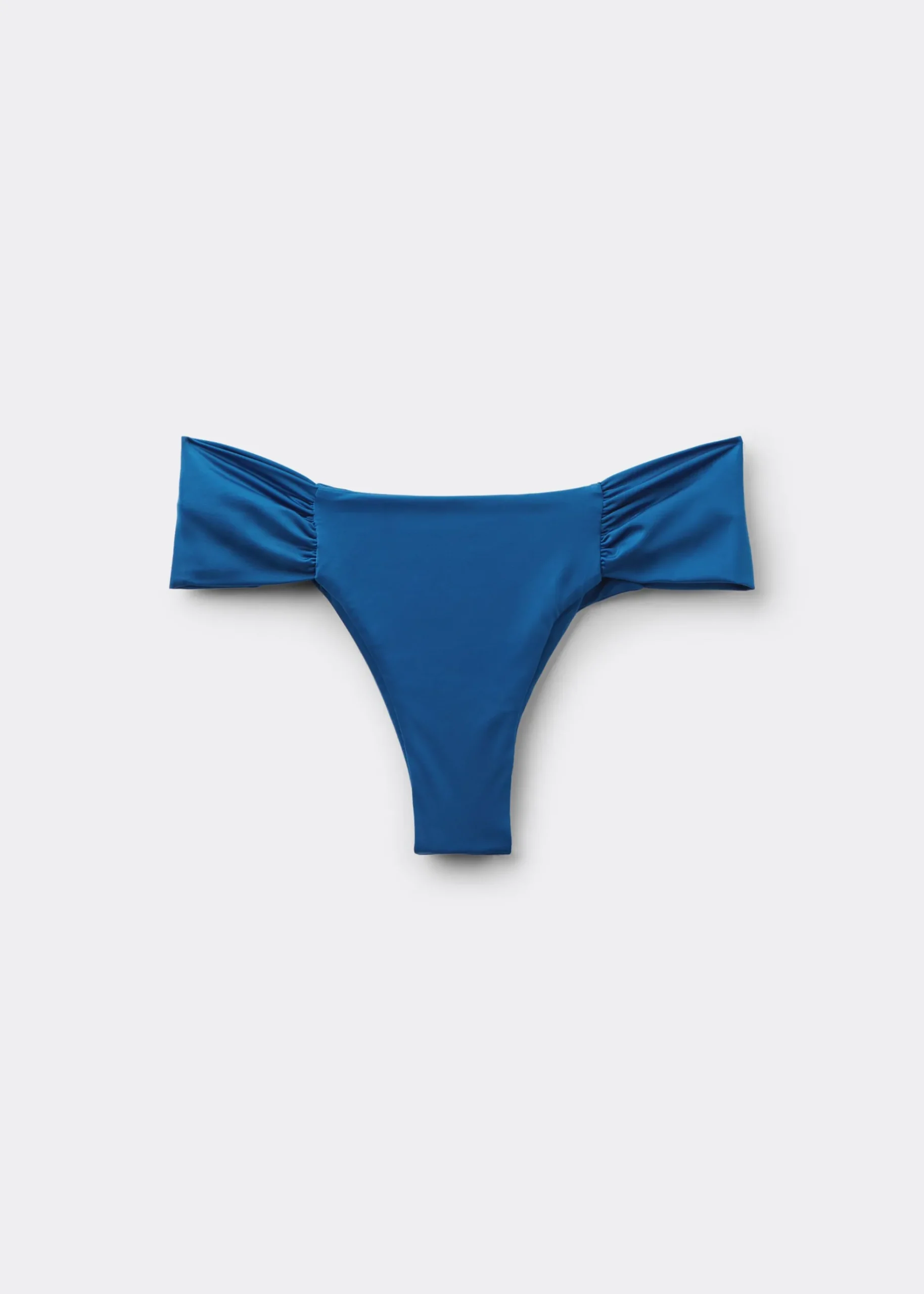 Bas de maillot brésilien avec drapé Shiny Satin
