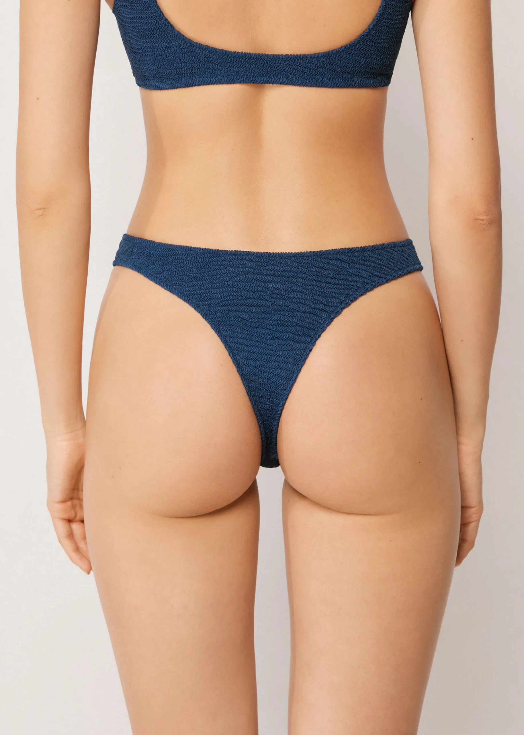 Bas de maillot brésilien Crinkle Waves