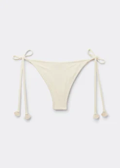 Bas de maillot brésilien Floral Crochet