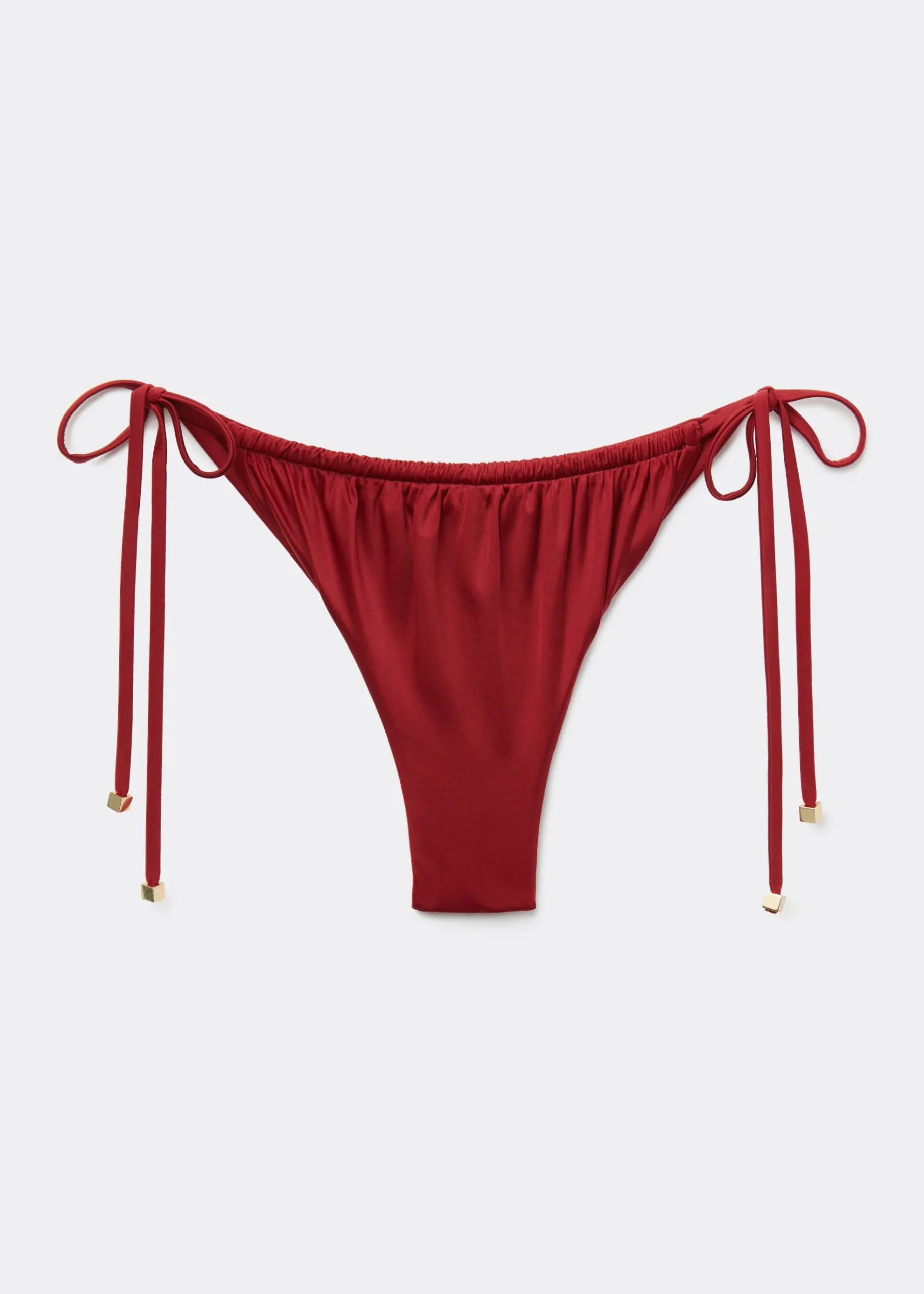 Bas de Maillot Brésilien à Lanières Shiny Satin