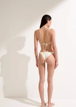 Bas de maillot brésilien à lanières Sequin Net