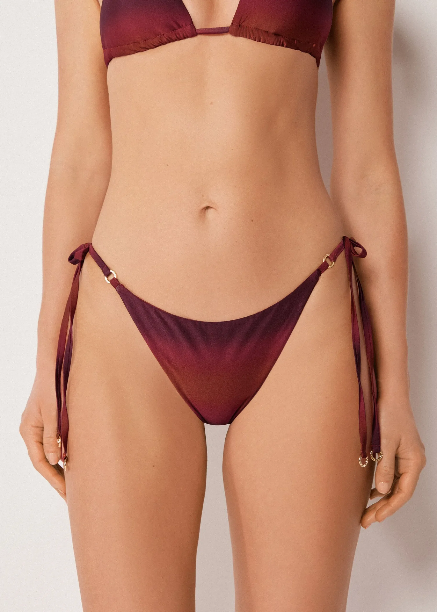 Bas de maillot brésilien à lanières Soft Shades
