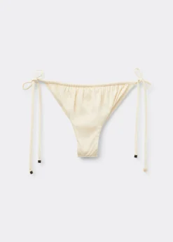 Bas de Maillot Brésilien à Lanières Shiny Satin