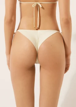 Bas de Maillot Brésilien à Lanières Shiny Satin