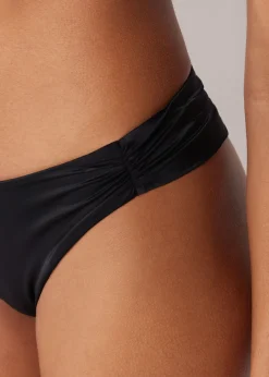 Bas de Maillot de Bain Brésilien Shiny Satin
