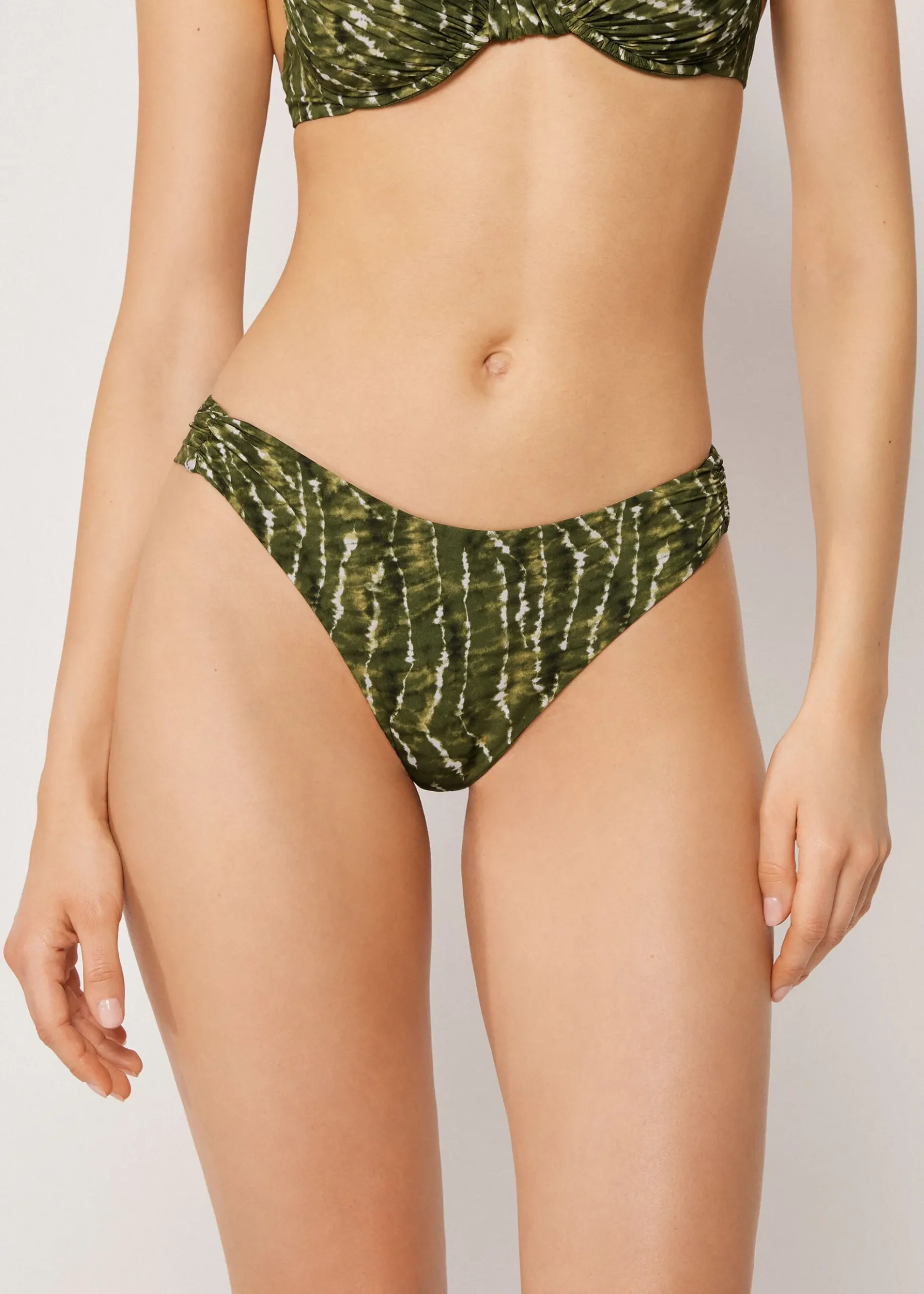 Bas de Maillot de Bain Brésilien Natural Tie-Dye