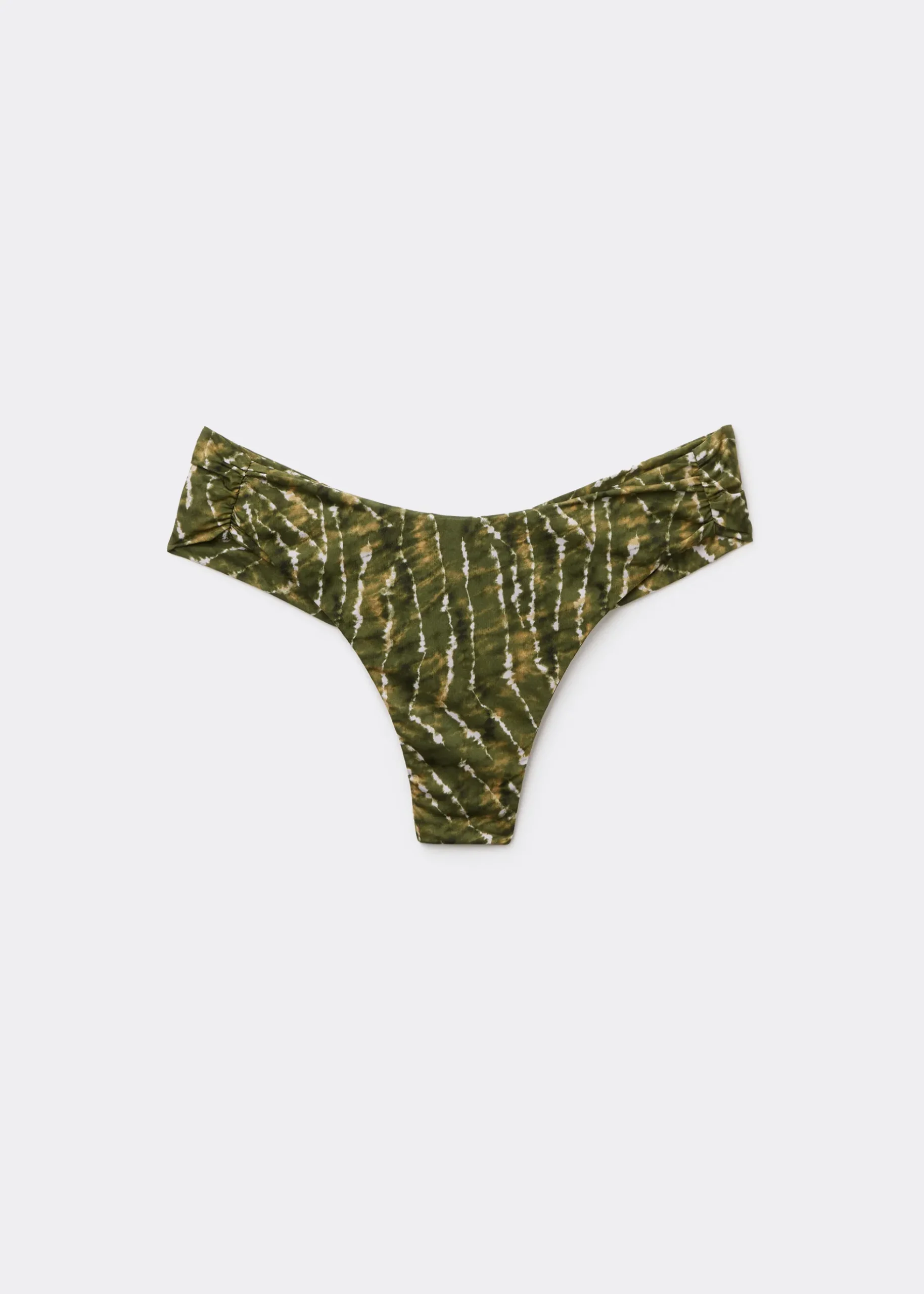 Bas de Maillot de Bain Brésilien Natural Tie-Dye