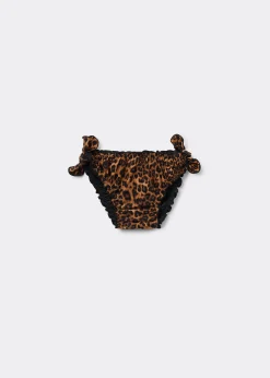 Bas de Maillot de Bain Fille Wild Animalier