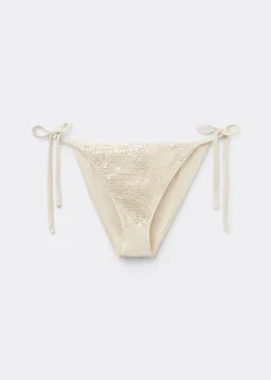 Bas de Maillot de Bain à lanières Sequin Net