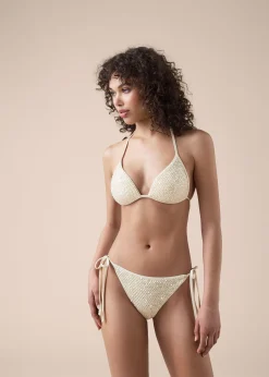 Bas de Maillot de Bain à lanières Sequin Net