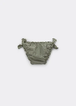 Bas de maillot fille Green Vichy