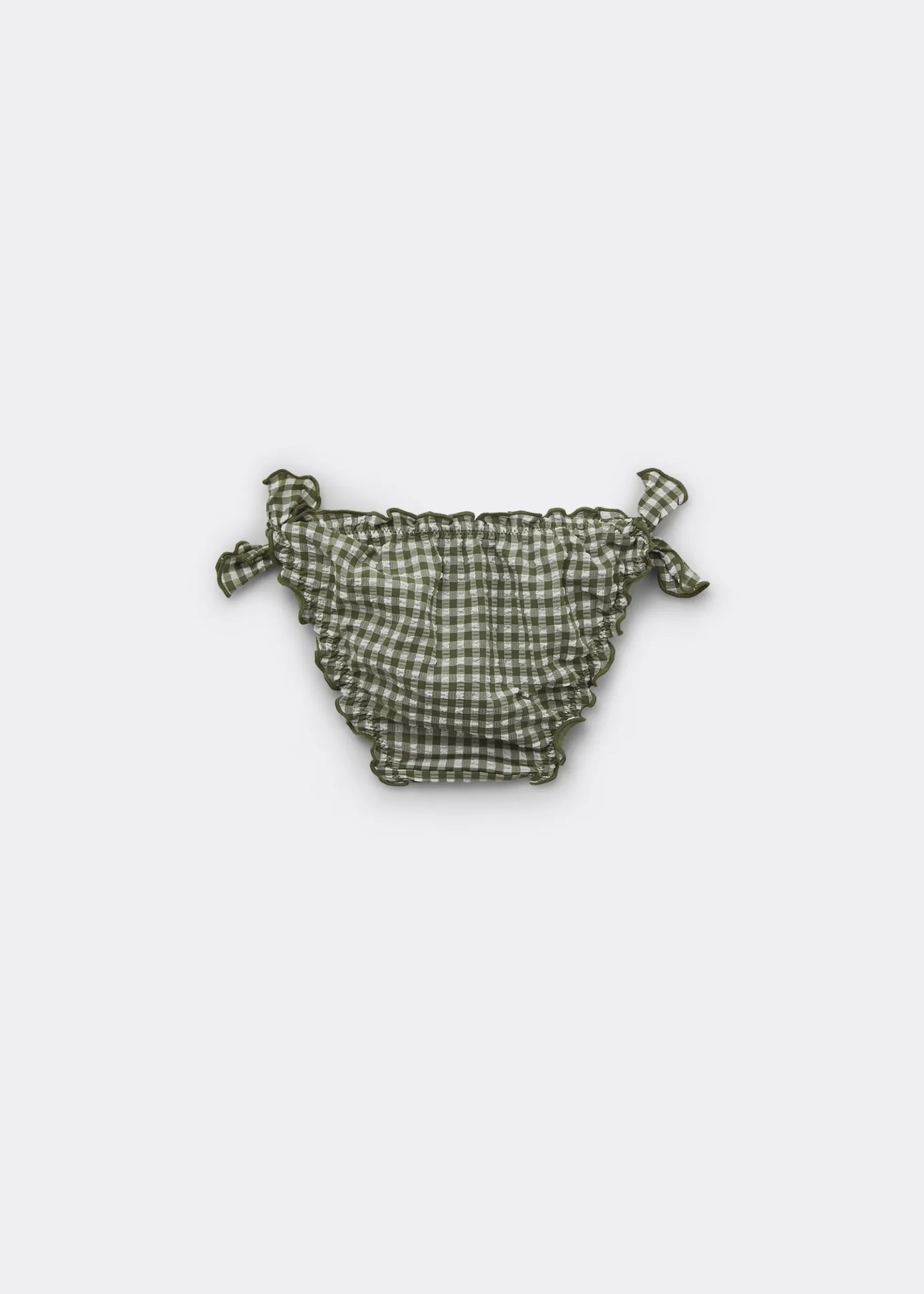 Bas de maillot fille Green Vichy