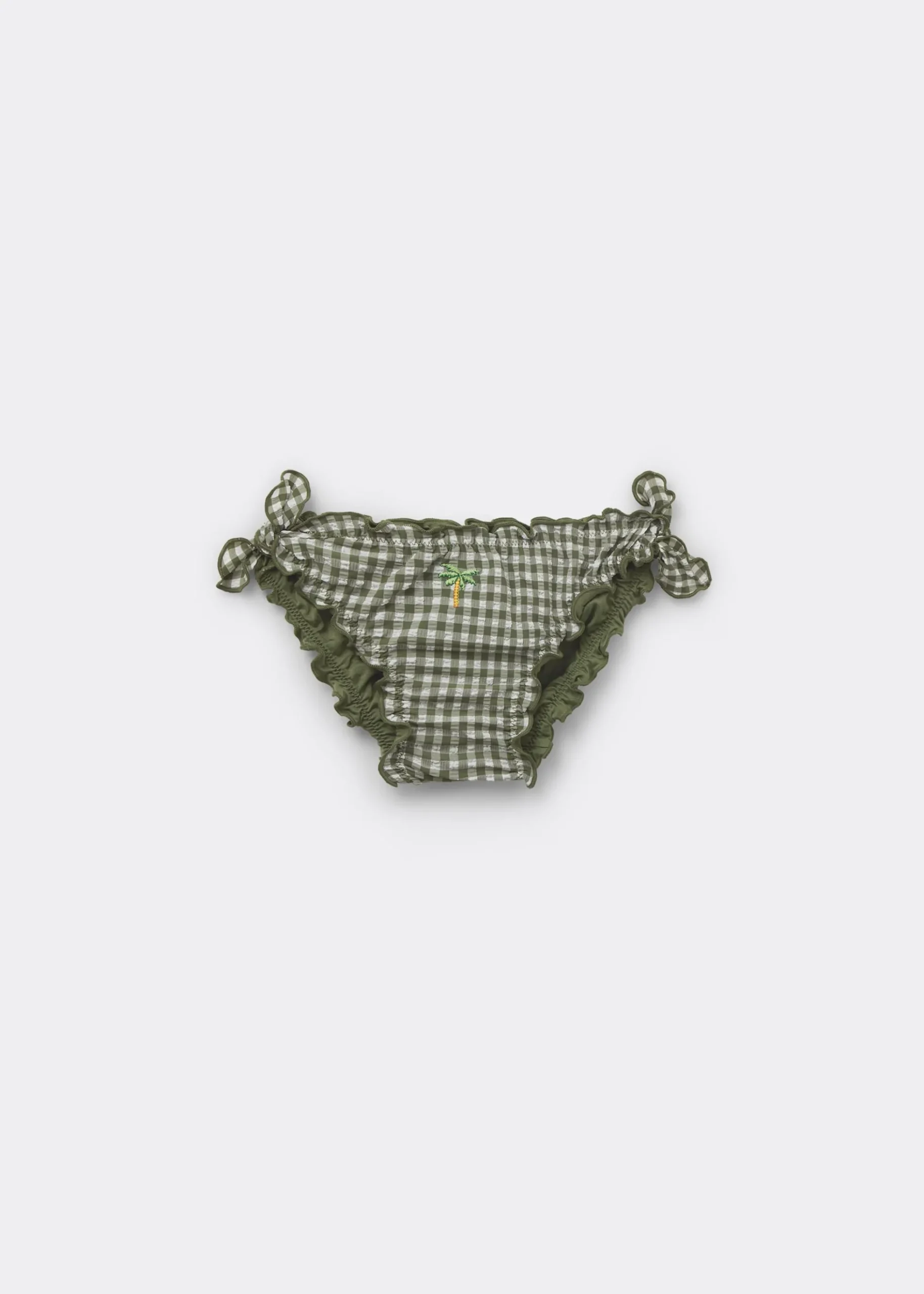 Bas de maillot fille Green Vichy
