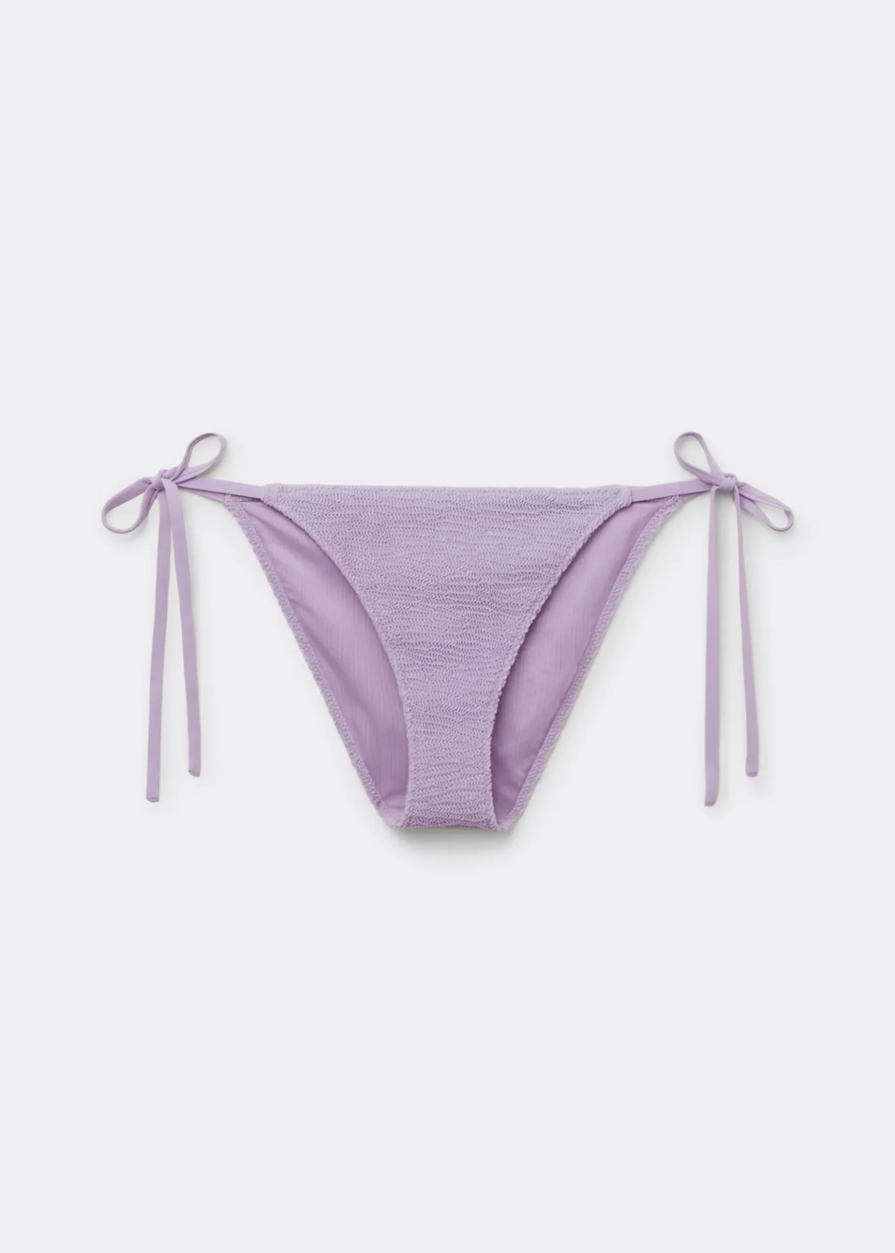Bas de maillot à lanières Crinkle Waves