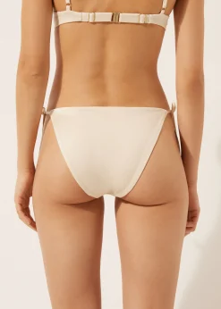 Bas de Maillot à Lanières Shiny Satin
