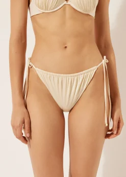 Bas de Maillot à Lanières Shiny Satin