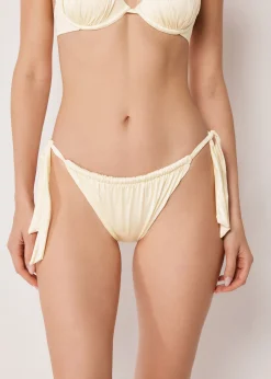 Bas de Maillot à lanières Shiny Satin