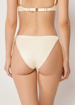 Bas de Maillot à lanières Shiny Satin