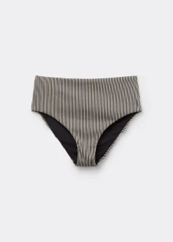Bas de maillot montant Golden Stripes