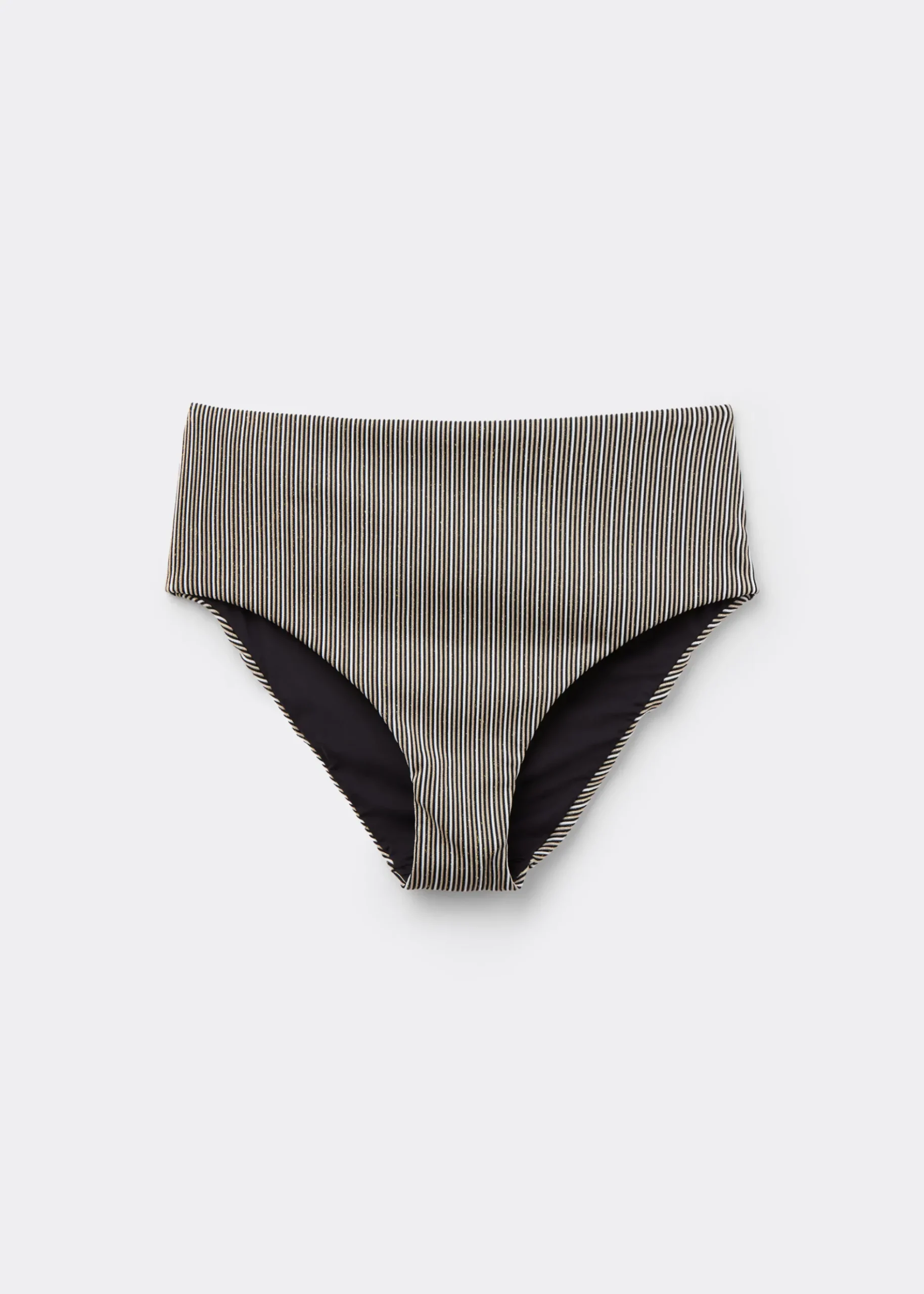 Bas de maillot montant Golden Stripes
