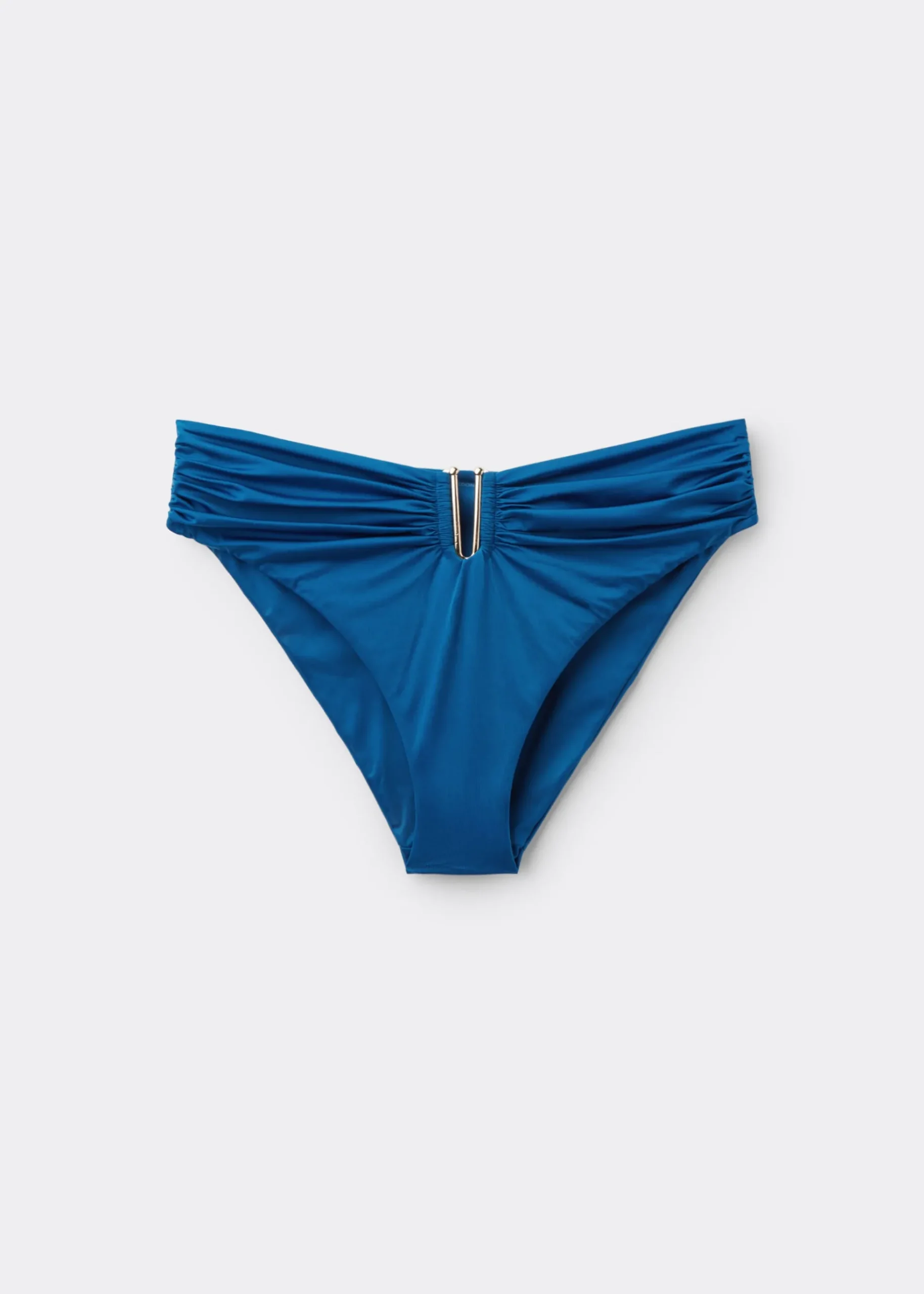 Bas de maillot taille haute Shiny Satin