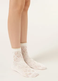 Chaussettes ajourées pour fille