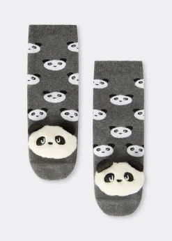 Chaussettes antidérapantes à motif intégral pour enfants