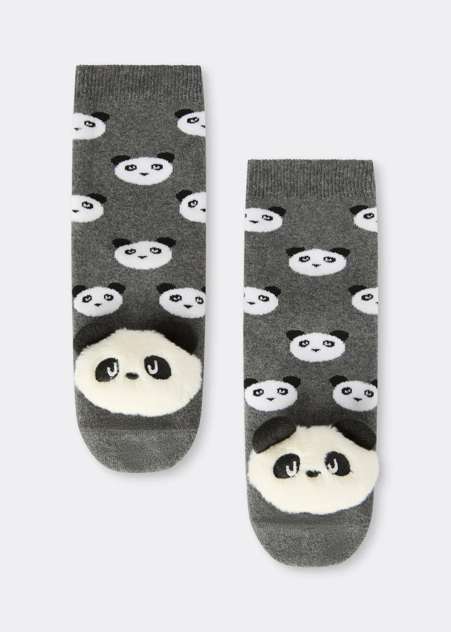 Chaussettes antidérapantes à motif intégral pour enfants
