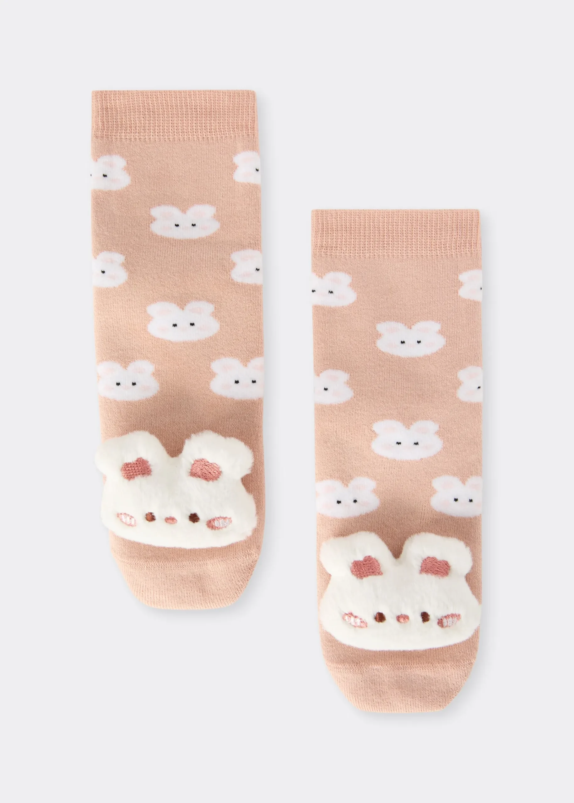 Chaussettes antidérapantes à motif intégral pour enfants