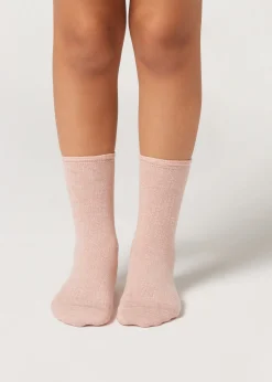 Chaussettes avec Cachemire et Paillettes Fille