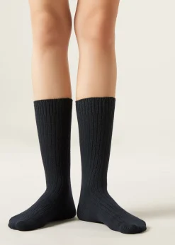 Chaussettes avec laine et cachemire