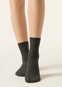 Chaussettes basses côtelées