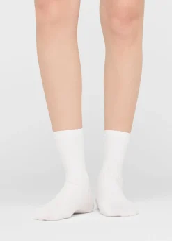 Chaussettes basses côtelées