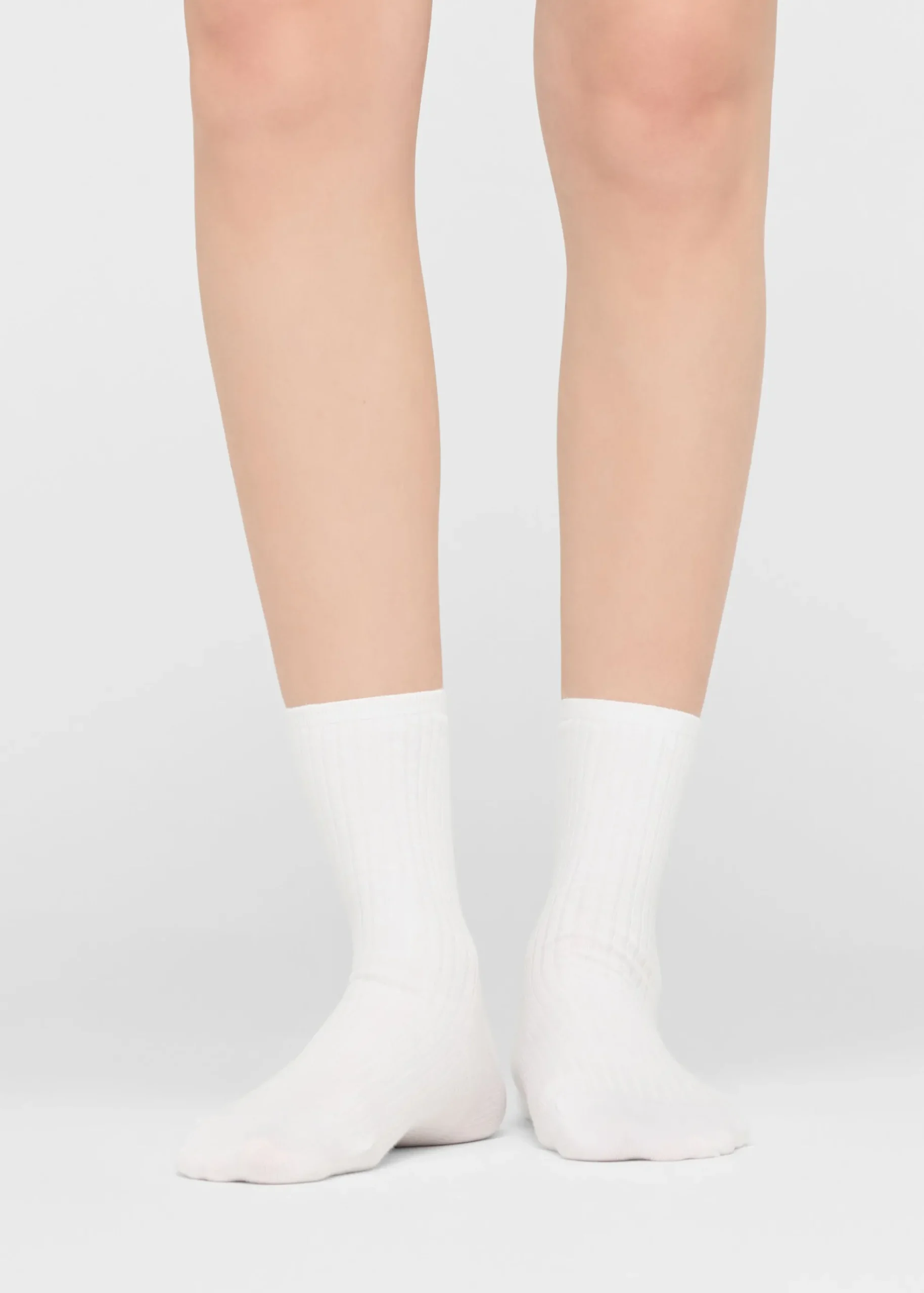 Chaussettes basses côtelées