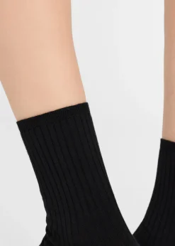 Chaussettes basses côtelées