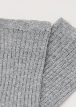 Chaussettes basses côtelées