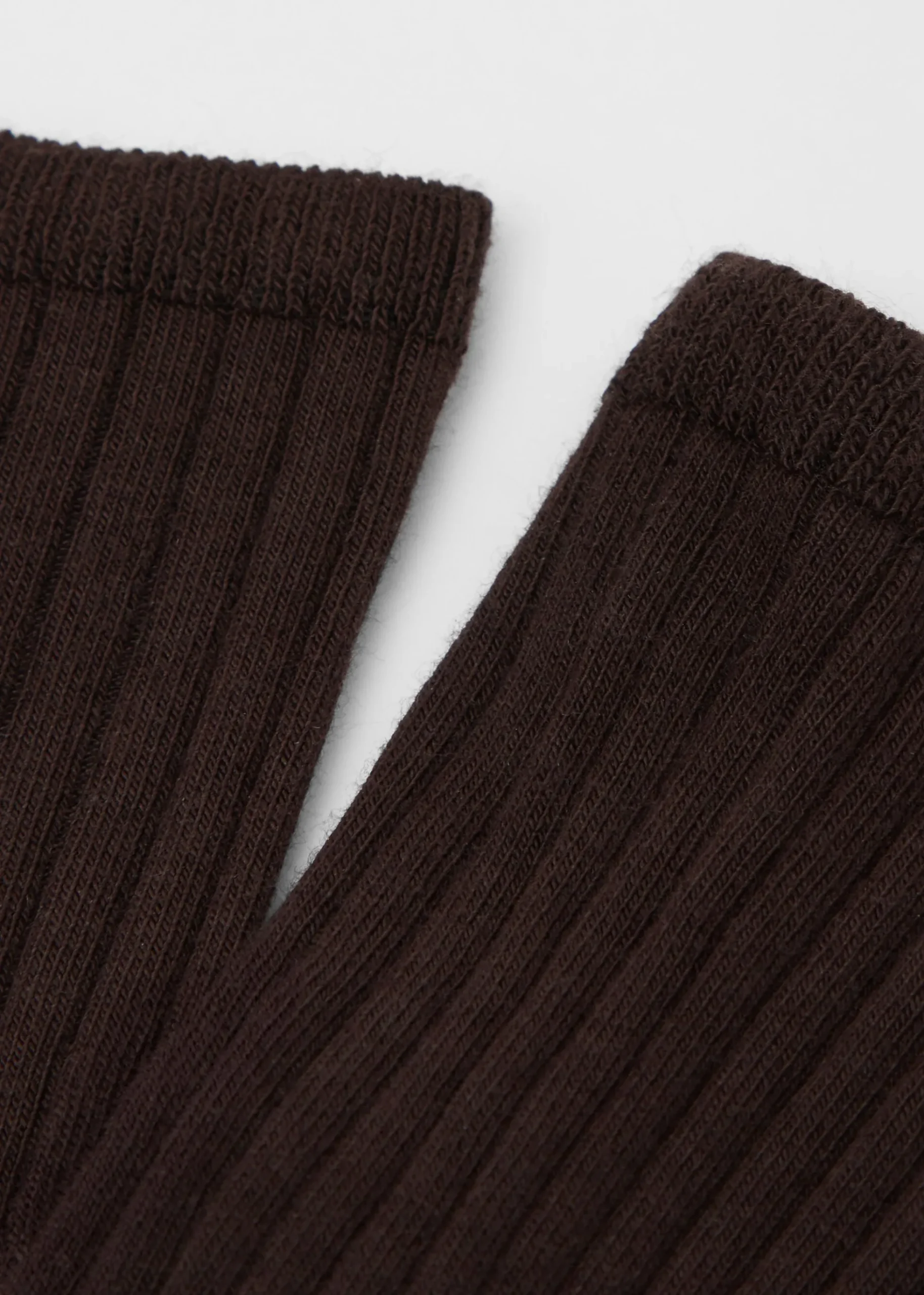 Chaussettes basses côtelées