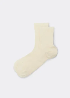 Chaussettes basses côtelées