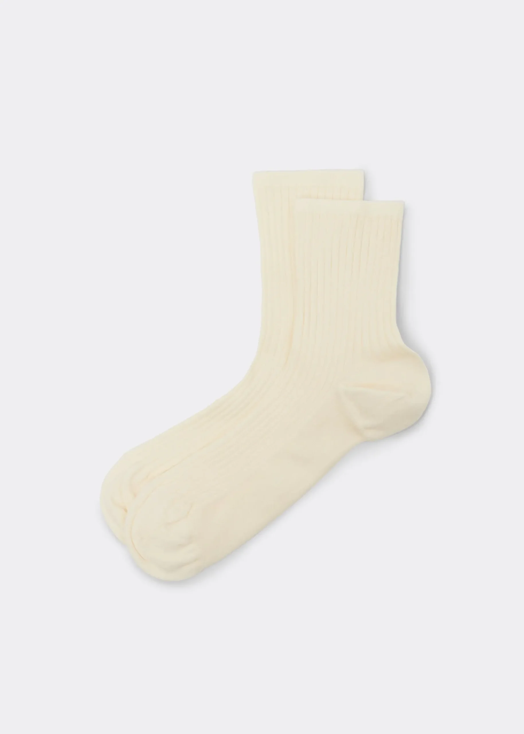 Chaussettes basses côtelées