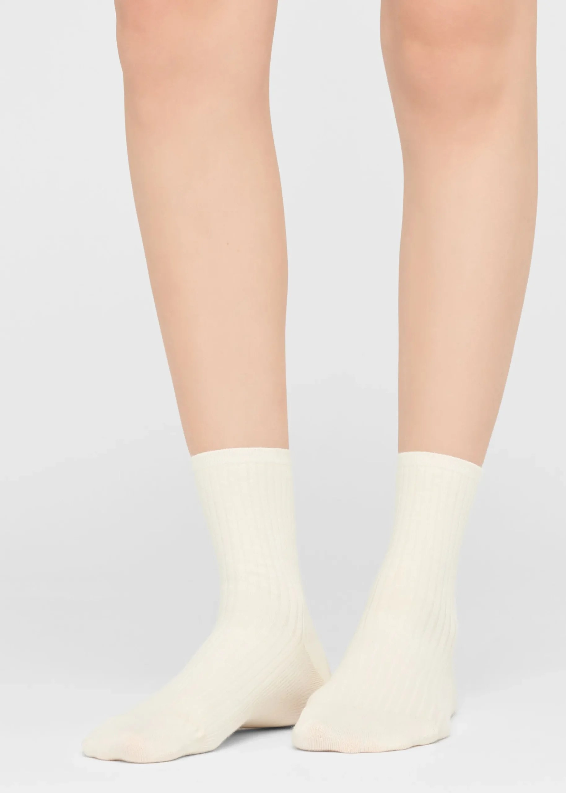 Chaussettes basses côtelées