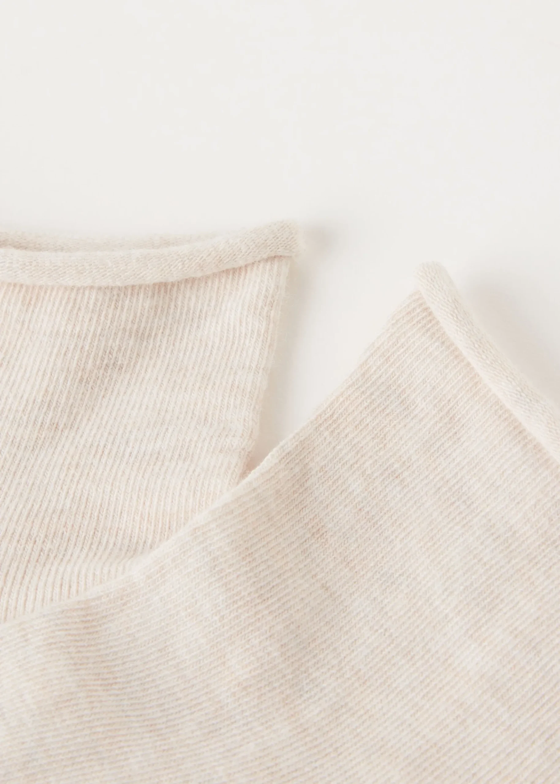 Chaussettes basses en coton sans bordure