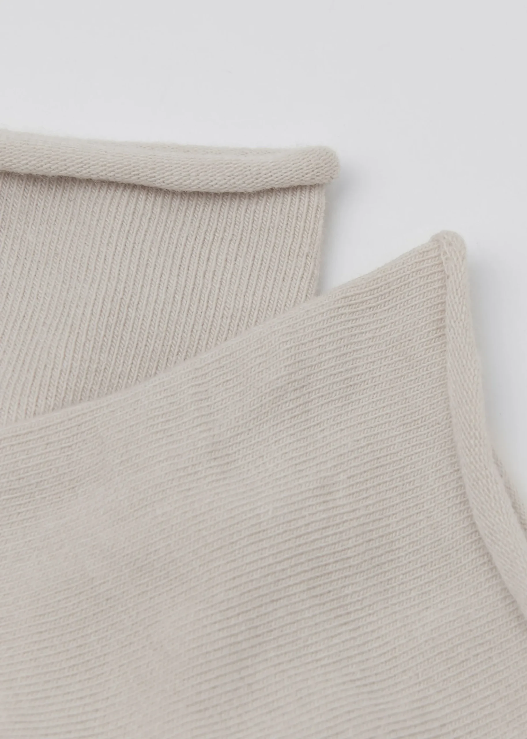 Chaussettes basses en coton sans bordure