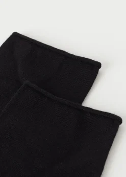 Chaussettes basses en coton sans bordure