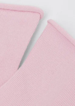 Chaussettes basses en coton sans bordure