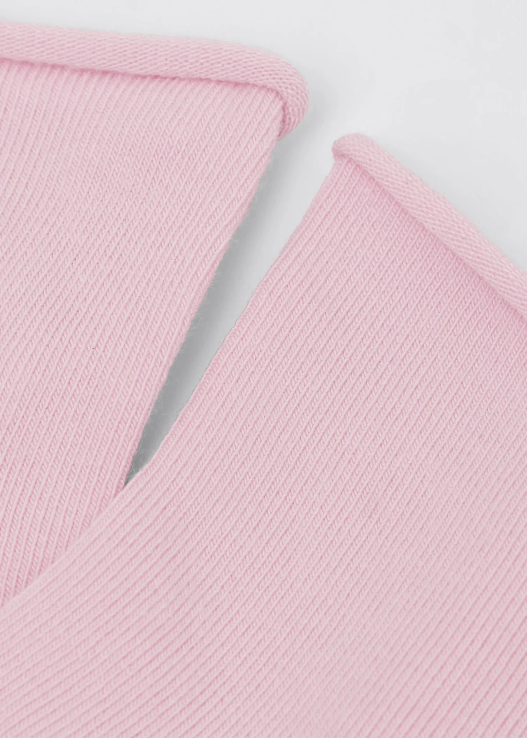Chaussettes basses en coton sans bordure