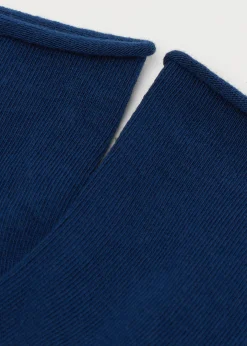 Chaussettes basses en coton sans bordure