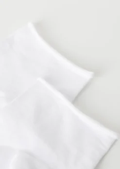 Chaussettes basses en coton sans bordure